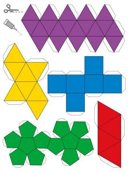 Plantillas De Figuras Geometricas En 3dimensiones Images