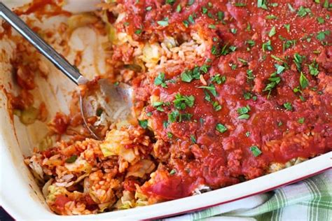 Cabbage Roll Casserole Mantitlement