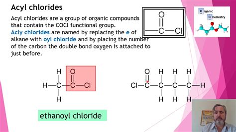 Year Organic Chemistry Esters Acyl Chlorides And Amides Level