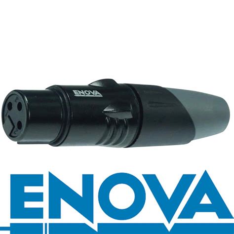 ENOVA XLR 3 PIN female Stecker XLR Stecker 3 polig mit Lötfahnen