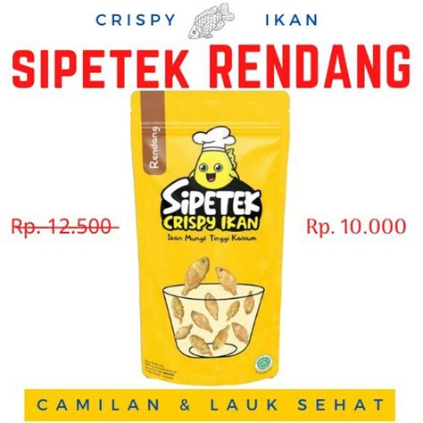 Jual SIPETEK RENDANG 50 Gr MAKANAN INSTAN SEHAT MAKANAN RINGAN SIPETEK