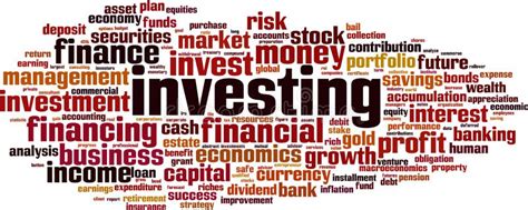 Esg Investing Word Cloud Stock Illustration Illustration Of People