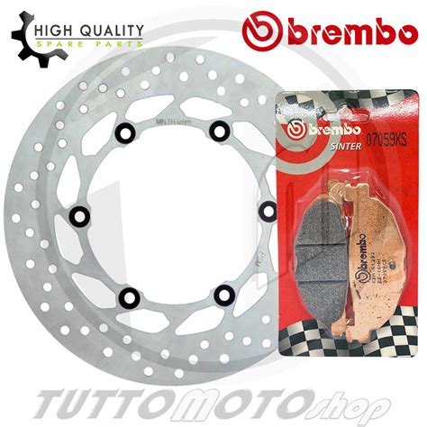 KIT DISCO FRENO POSTERIORE PASTIGLIE BREMBO SINTER YAMAHA TMAX 500