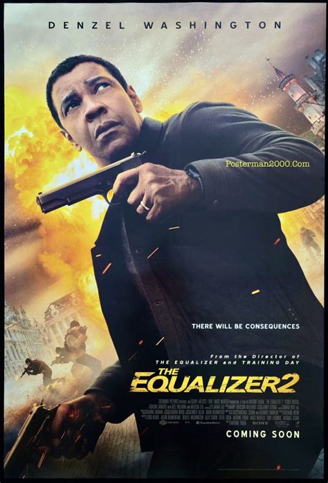 Equalizer 2 The มัจจุราชไร้เงา ภาค 2 แบบที่ 2 Posterman 2000