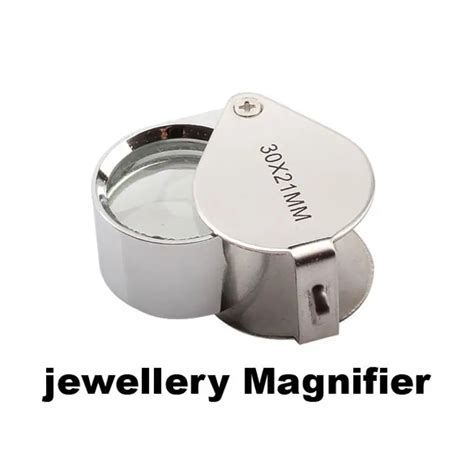 Aliexpress Buy Mini X Jewelers Magnifier Mm Magnifying Glass