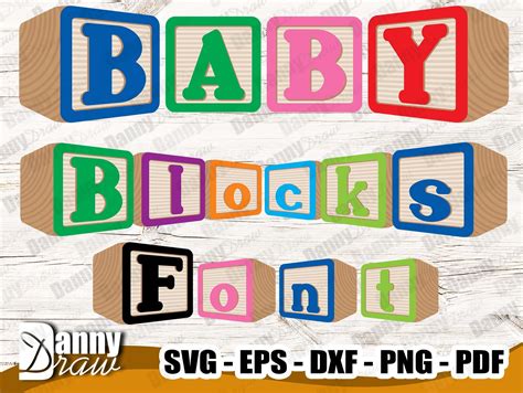 Kids Letter Block Font