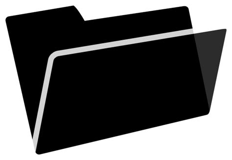 Black And White Folder Clip Art at Clker.com - vector clip art online ...