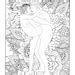 Sex Digital Coloring Page Erotic Art Print Pattern Line Art Romantic