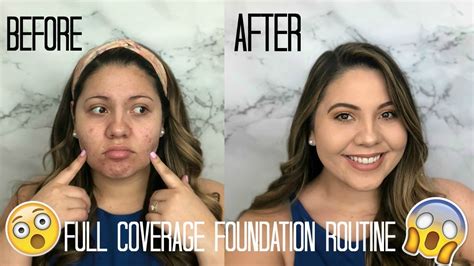 Full Coverage Foundation Routine Youtube