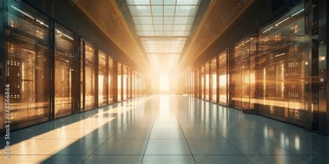 room   data center connected   long corridor