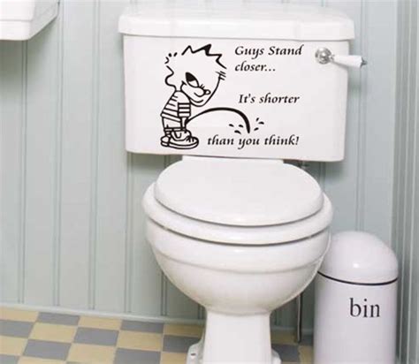 Bathroom Toilet Vinyl Sticker Home Diy Art Deco Wall Decal High Quality Bathroom Vinyl Wall