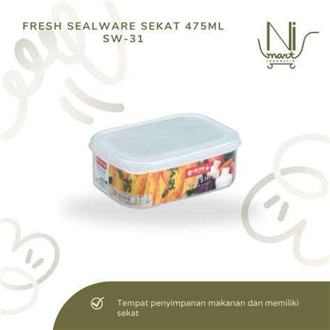 Jual Kotak Fresh Sealware Ml Sw Lion Star Ada Sekat Kotak