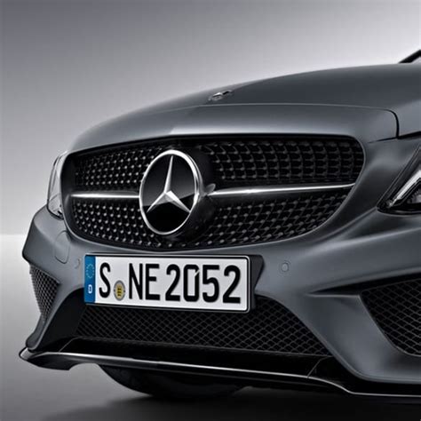 C 43 AMG Diamond Grill Night Edition C Class W205 Genuine Mercedes Benz