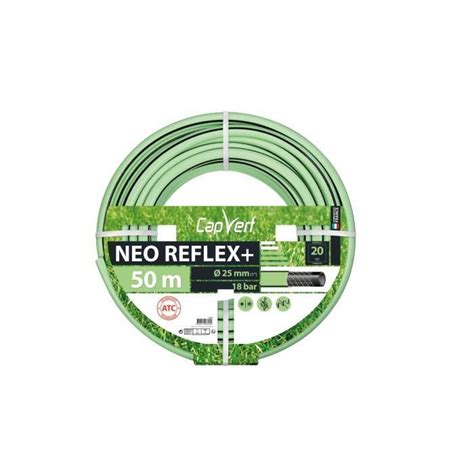 Tuyau d arrosage Néo Reflex Cap Vert Diamètre 25 mm Longueur 50 m