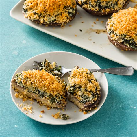 Stuffed Portobello Mushroom Caps