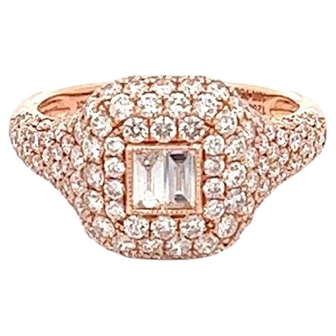 Gioelli 18k Rose Gold Diamond Convertible Ring Or Bracelet For Sale At