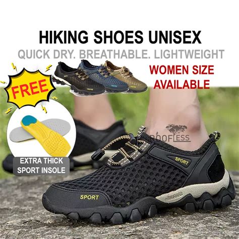 Roofless Hiking Shoes Kasut Hiking Trekking Shoes Kasut Mendaki Waterproof Shoe Outdoor Camping