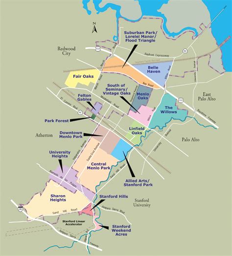Menlo Park Map California at Andrew Leichhardt blog