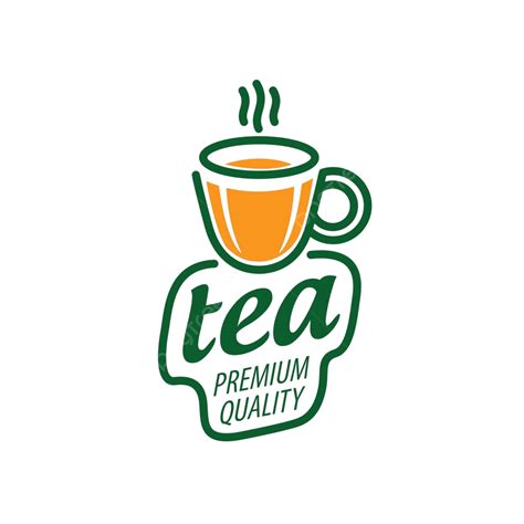 Vector Logo Té Aroma Aislado Silueta Vector Png Aislado Aroma