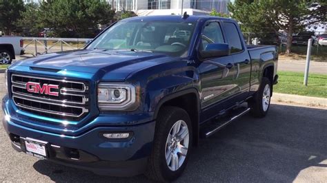 Gmc Sierra Wd Double Cab Elevation Edition Blue Oshawa On