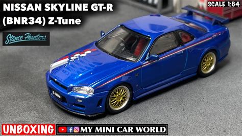 『my Mini Car World』unboxing Stance Hunters 164 Nissan Skyline Gt R