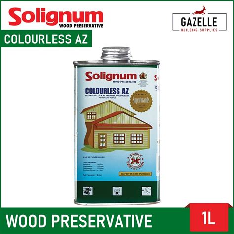 Solignum Wood Preservative All Around Clear Low Odor Colorless AZ