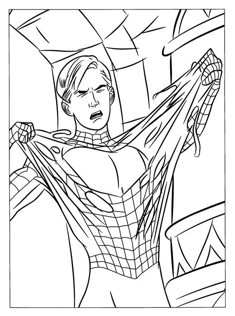 Spiderman Superheroes Free Printable Coloring Pages