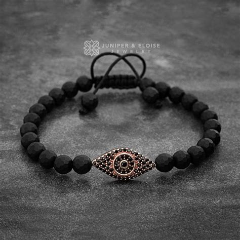 Evil Eye Bracelet Mens Bracelet Silver Jewelry For Men Etsy