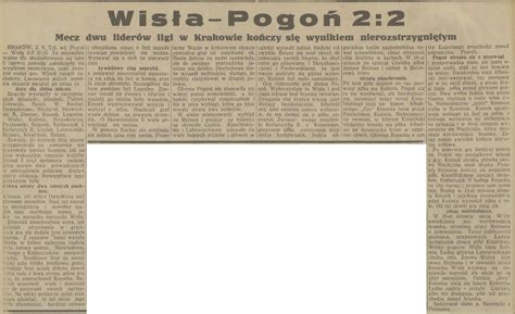 Grafika Przegląd Sportowy 1931 08 05 Historia Wisły