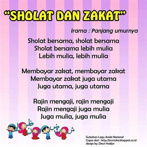 25+ Lagu Anak Anak Bernuansa Islami, Jangan Lupa SIMPAN ya Bunda ...