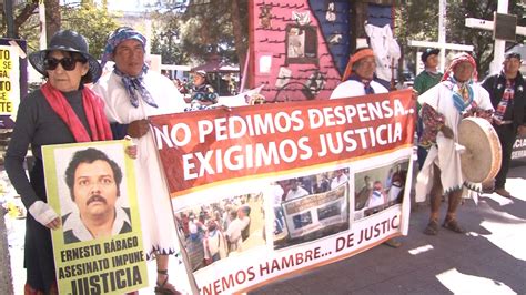 Marcha entre indígenas por asesinato de Ernesto Rábago Canal 44 Chihuahua