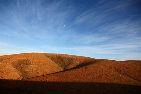 Afterglow Backlit Barren Clear Sky Dawn Desert Dunes Dusk