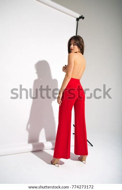 Beautiful Naked Woman Perfect Body Red Stock Photo 774273172 Shutterstock