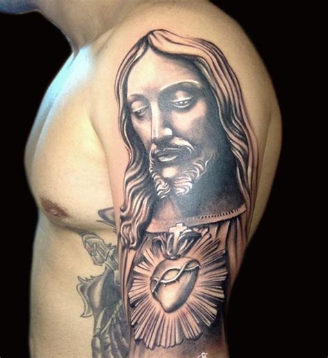 Amazing Christian Shoulder Tattoos