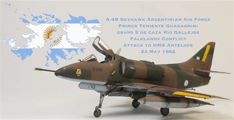 Douglas A 4b Skyhawk Argentine Air Force Airfix 172 A03029