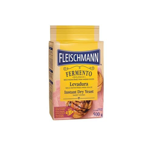 Fermento Biológico Seco Instantâneo Massa Doce Fleischmann 500g