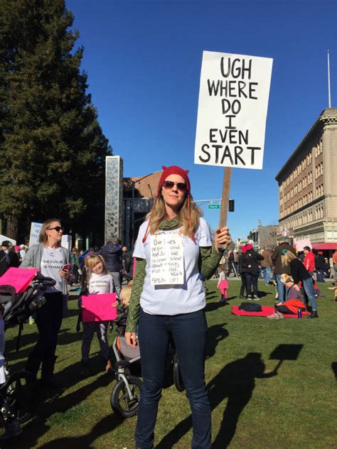 Photos Pussy Hats And Protest Signs Fill Streets At Bay Area Women S Marches Kqed