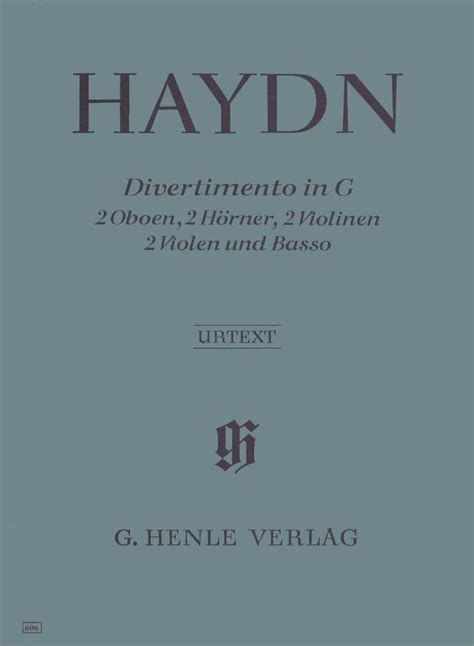 Amazon Co Jp Haydn J Divertimento G Dur Hob II 9 Fuer 2 Oboen 2