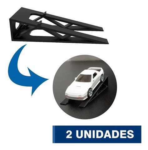Mini Rampa Expositor Display Para Hot Wheels Kit 3 Unidades Mebuscar Brasil