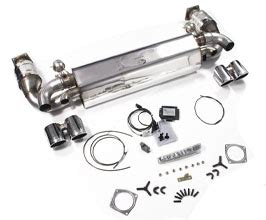 TechArt Sport Exhaust System With Valves And Quad Round Tips Stainless