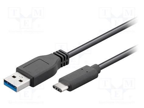 KAAPELI USB 3 0 USB A PISTOKE USB C PISTOKE 1M MUSTA Radioduo