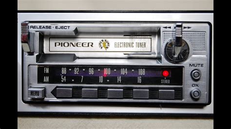 Vintage Pioneer Ke 2000 Amfm Cassette Car Stereo 4 Supertuner Youtube