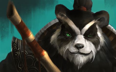 Free download | HD wallpaper: face, Panda, World of Warcraft, wow, hots ...