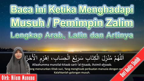 Doa Menghadapi Musuh Dan Orang Yang Berkuasa Lengkap Arab Latin Dan