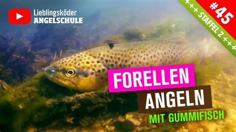 Forellenangeln Am Bach Mit Gummifisch Youtube