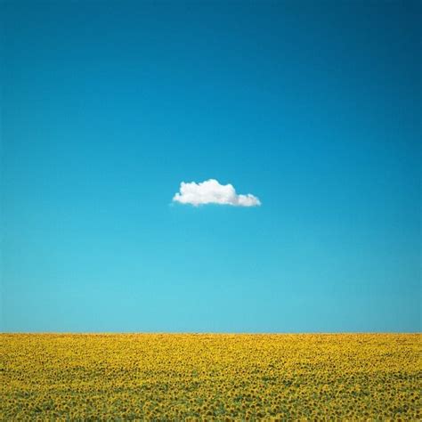 Simple Nature Photography The Happy One Lone Cloud