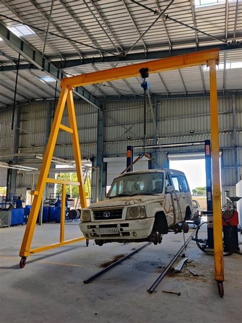 Prisun Single Girder Portable Gantry Cranes Maximum Lifting Capacity