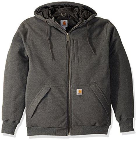 Carhartt Mens Rain Defender Rockland Quilt Lined Hooded Sweatshirt Shopping Skys Carhartt