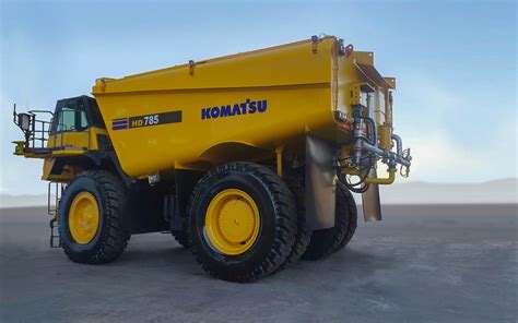 Komatsu Introduces Concept Autonomous Water Truck International Mining