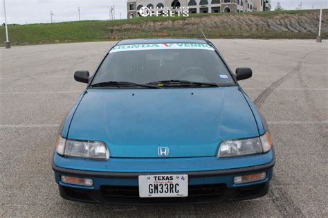 1991 Honda Crx With 15x7 40 Rota Gt3 And 20550r15 Nitto Neo Gen And